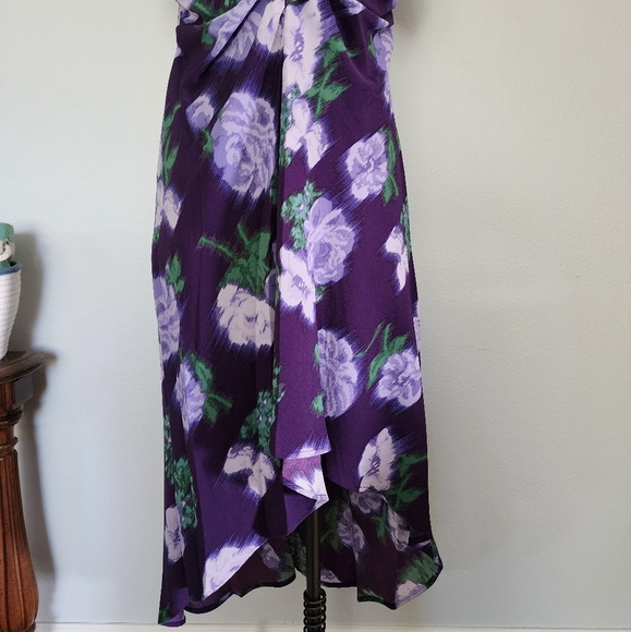 NWT FLORAL PURPLE DRESS - Picture 6 of 16